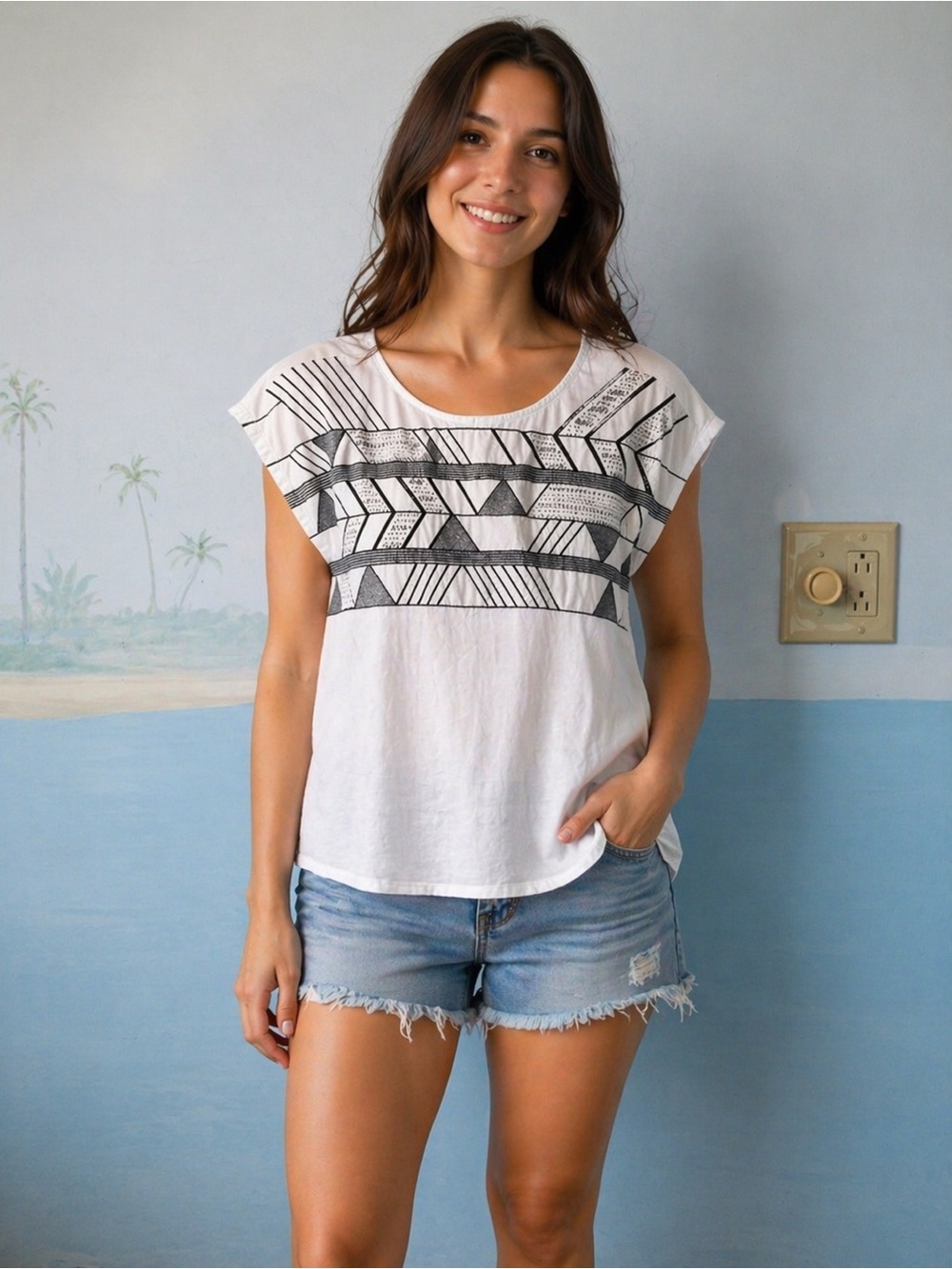 Crazy Eight Sz 10/12 Top Casual Large India